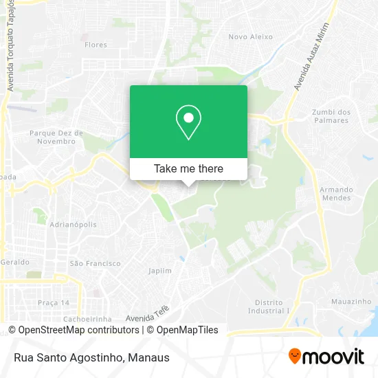 Rua Santo Agostinho map