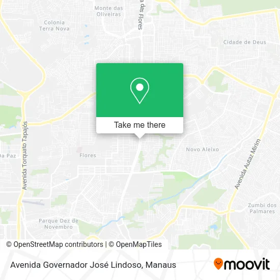 Avenida Governador José Lindoso map