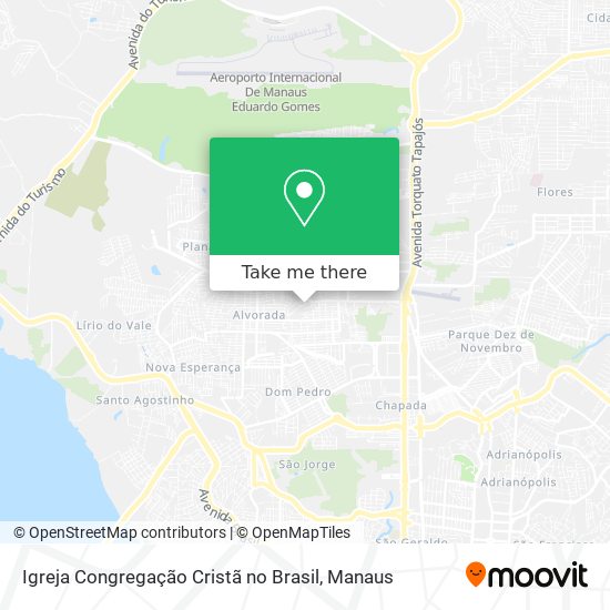 Igreja Congregação Cristã no Brasil map