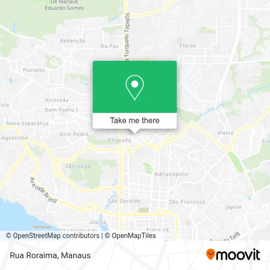 Rua Roraima map