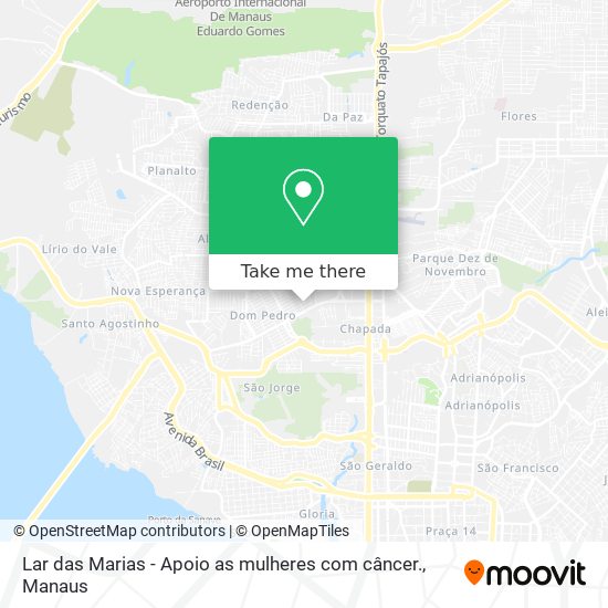 Lar das Marias - Apoio as mulheres com câncer. map