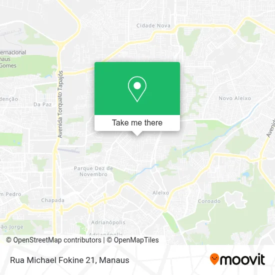 Rua Michael Fokine 21 map