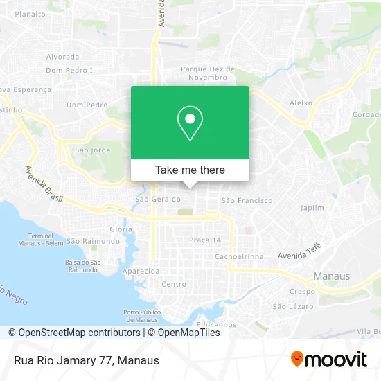 Rua Rio Jamary 77 map
