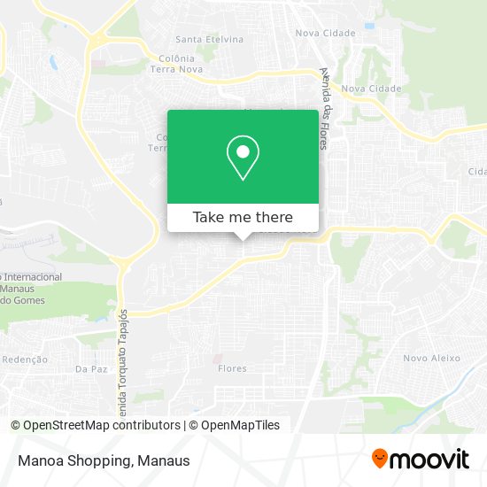 Manoa Shopping map