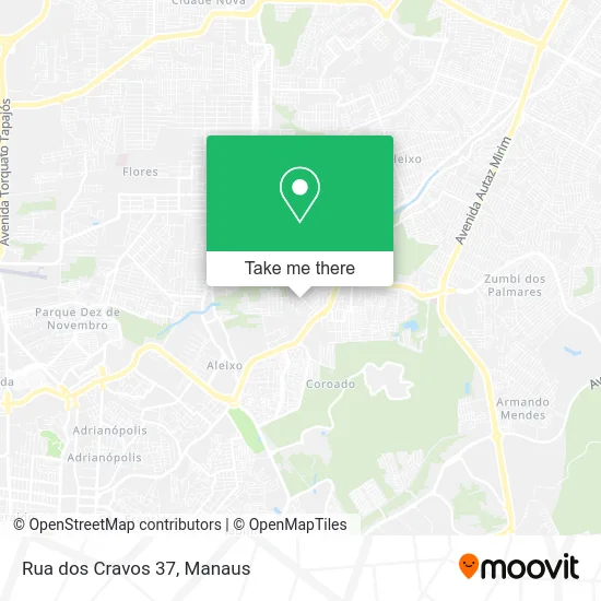 Rua dos Cravos 37 map