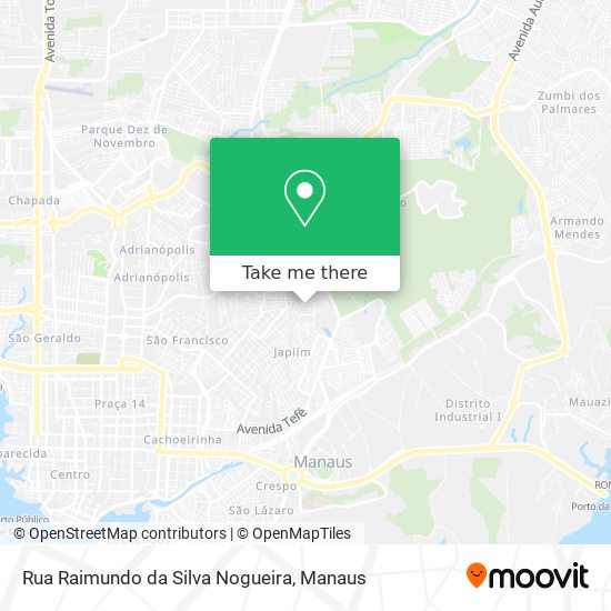 Mapa Rua Raimundo da Silva Nogueira