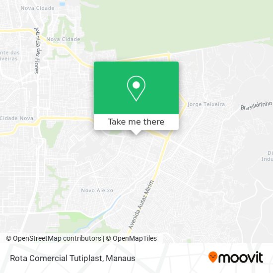 Rota Comercial Tutiplast map