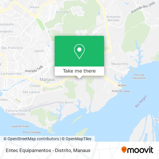 Entec Equipamentos - Distrito map