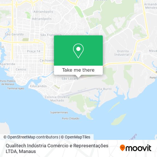 Mapa Qualitech Indústria Comércio e Representações  LTDA