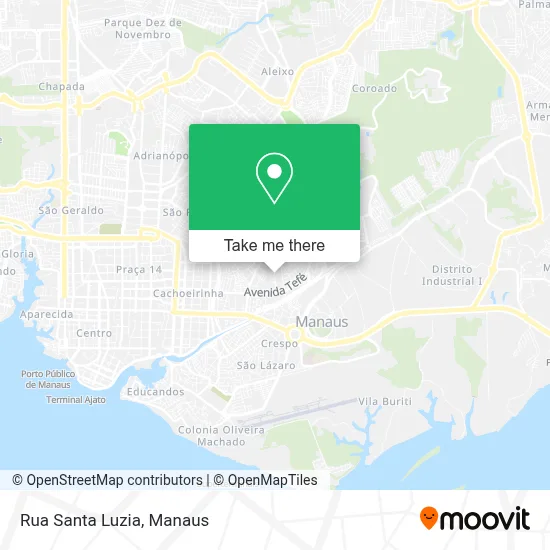 Rua Santa Luzia map