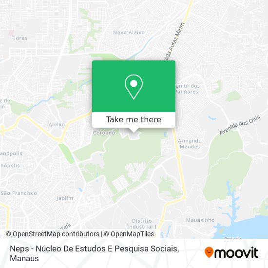 Neps - Núcleo De Estudos E Pesquisa Sociais map