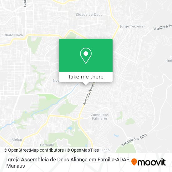 Igreja Assembleia de Deus Aliança em Familia-ADAF map