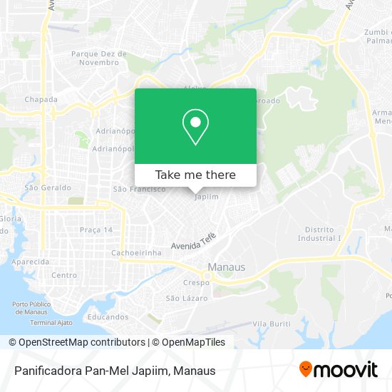 Panificadora Pan-Mel Japiim map