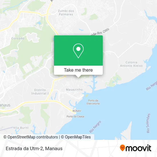 Estrada da Utm-2 map