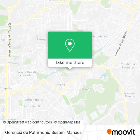 Gerencia de Patrimonio Susam map