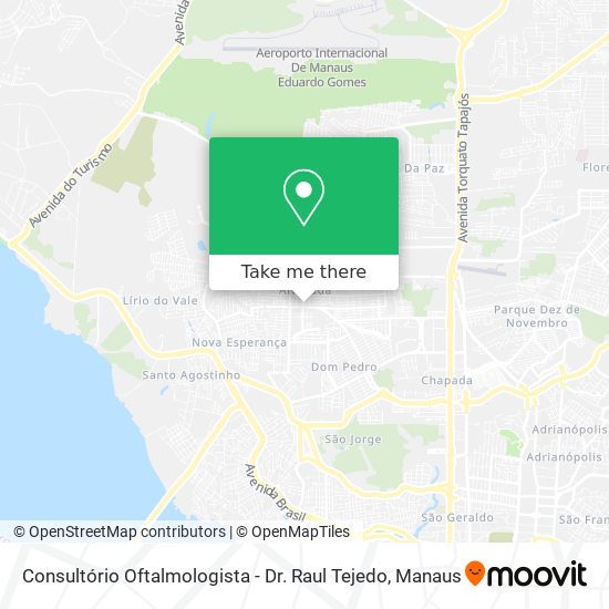 Consultório Oftalmologista - Dr. Raul Tejedo map