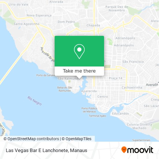 Las Vegas Bar E Lanchonete map