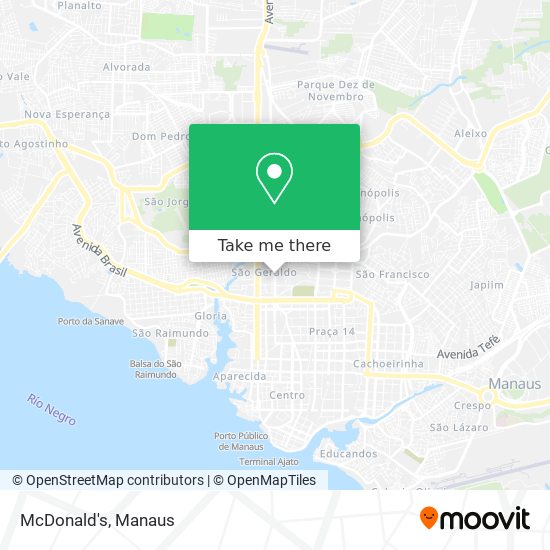 McDonald's map