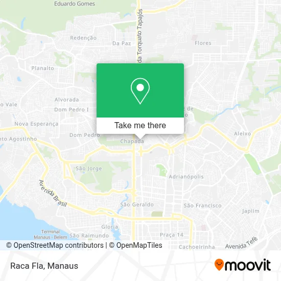 Raca Fla map