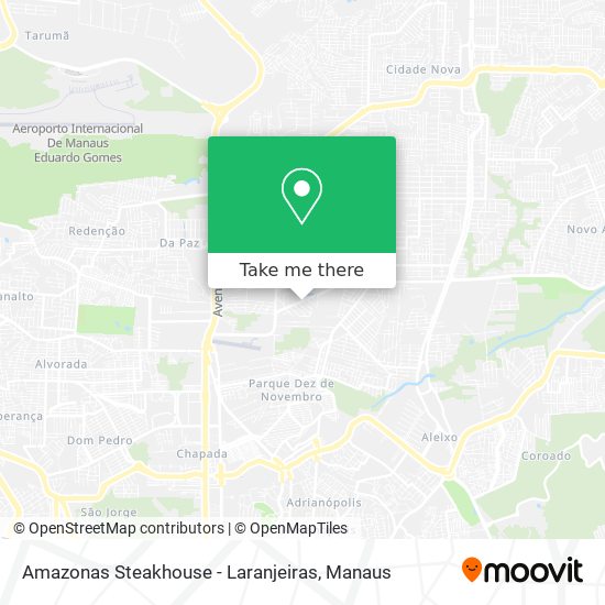 Amazonas Steakhouse - Laranjeiras map