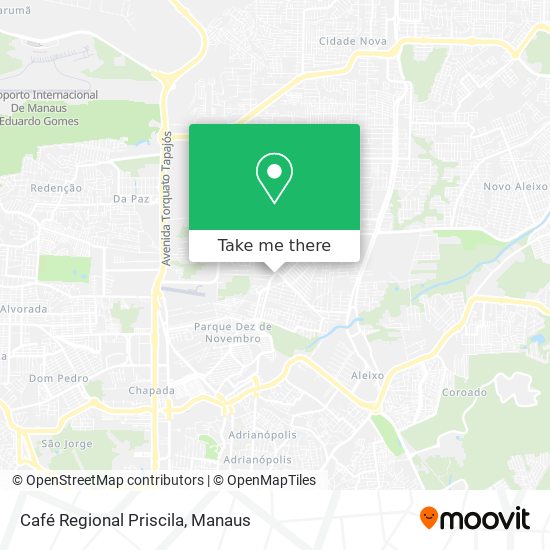 Café Regional Priscila map