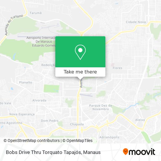 Bobs Drive Thru Torquato Tapajós map