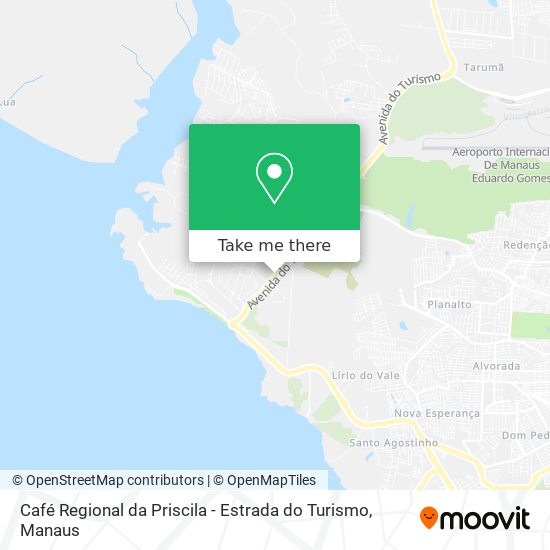 Café Regional da Priscila - Estrada do Turismo map