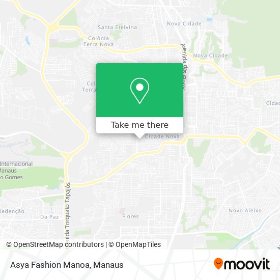 Asya Fashion Manoa map