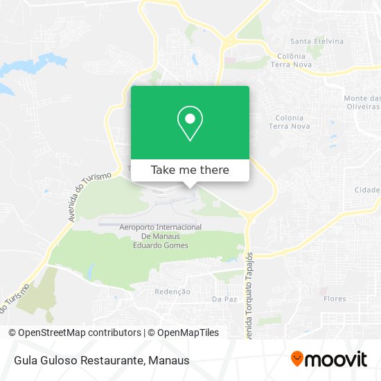Mapa Gula Guloso Restaurante