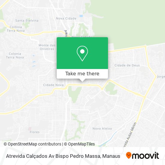 Atrevida Calçados Av Bispo Pedro Massa map