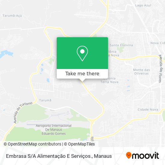 Embrasa S / A Alimentação E Serviços. map