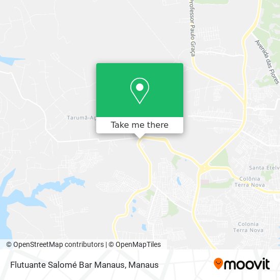 Flutuante Salomé Bar Manaus map