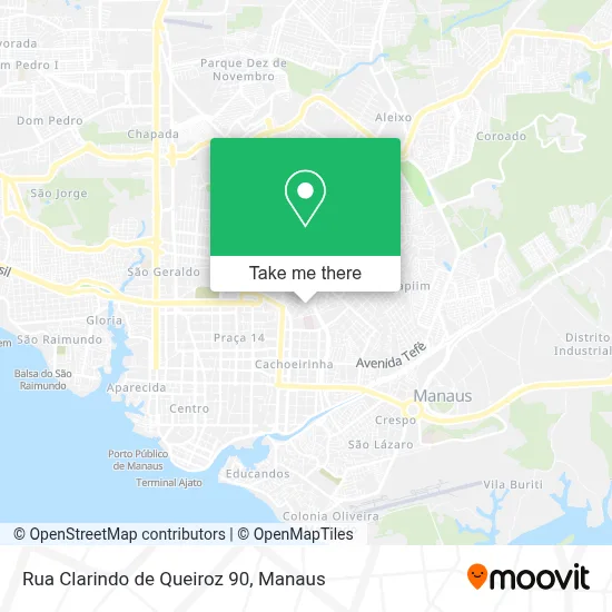Rua Clarindo de Queiroz 90 map