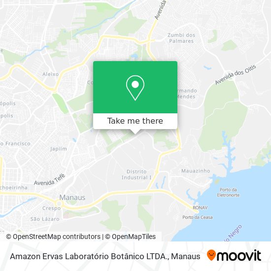 Amazon Ervas Laboratório Botânico LTDA. map