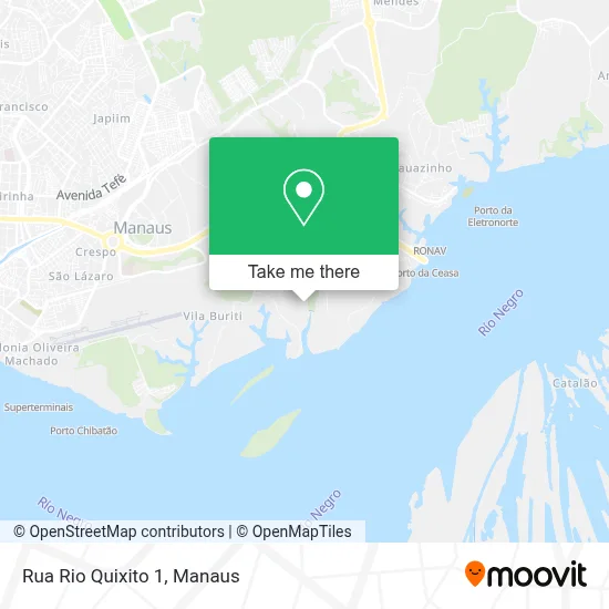 Rua Rio Quixito 1 map