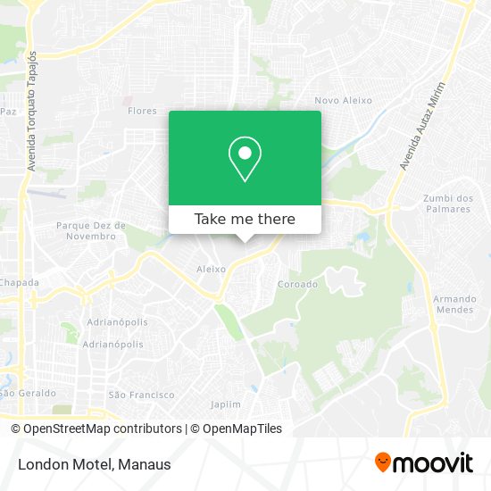 Mapa London Motel