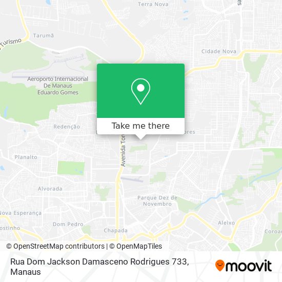 Rua Dom Jackson Damasceno Rodrigues 733 map