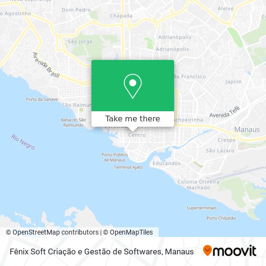 Mapa Fênix Soft Criação e Gestão de Softwares