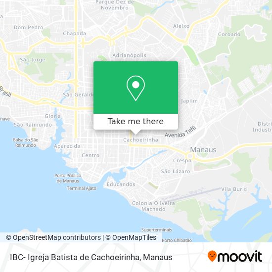 Mapa IBC- Igreja Batista de Cachoeirinha