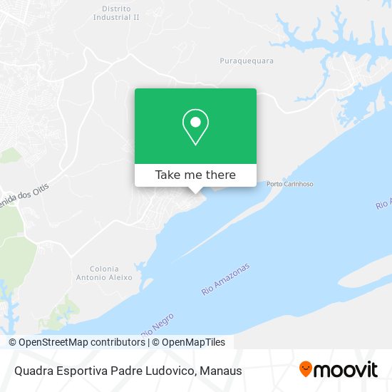 Quadra Esportiva Padre Ludovico map