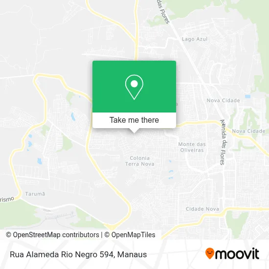 Rua Alameda Rio Negro 594 map