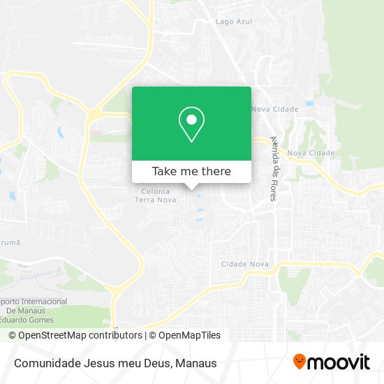 Comunidade Jesus meu Deus map
