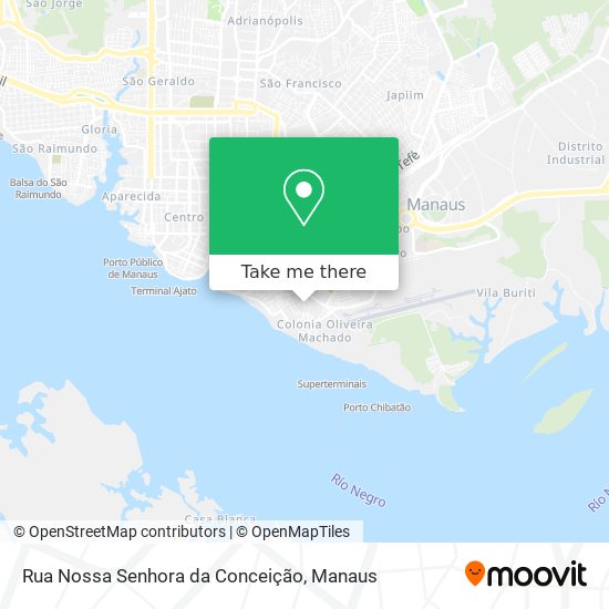 Mapa Rua Nossa Senhora da Conceição