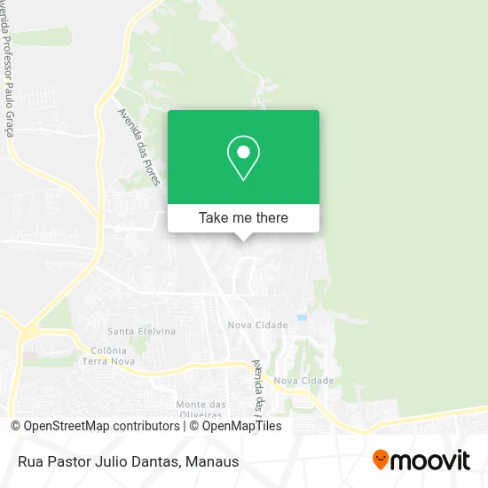 Rua Pastor Julio Dantas map