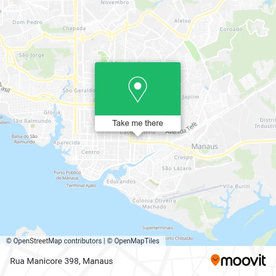 Rua Manicore 398 map