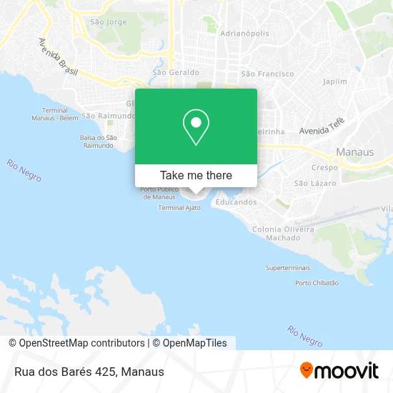 Rua dos Barés 425 map