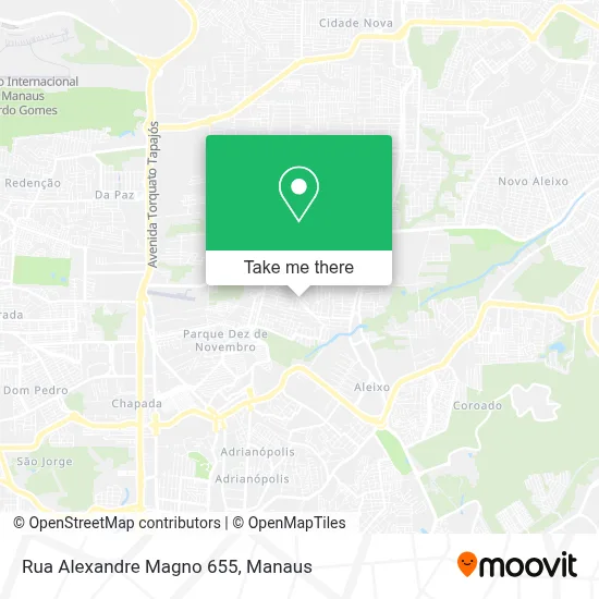 Rua Alexandre Magno 655 map