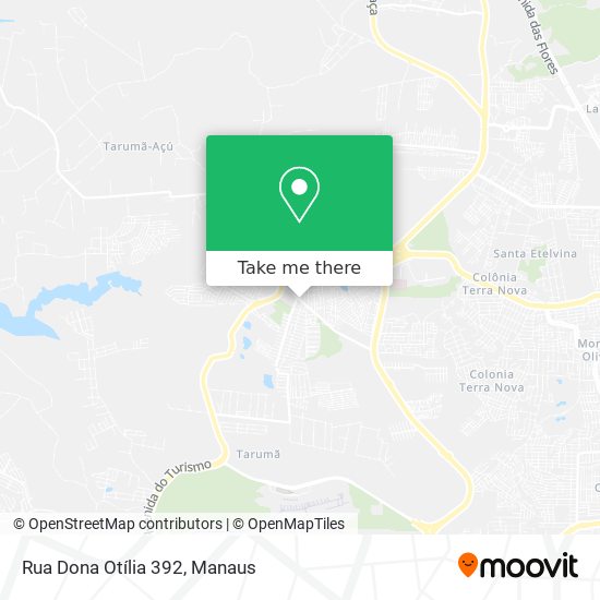 Rua Dona Otília 392 map