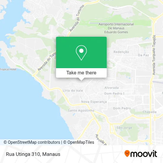 Rua Utinga 310 map