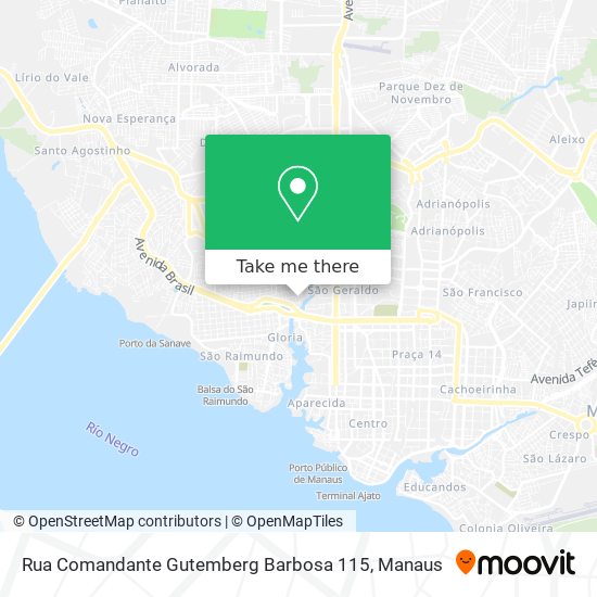 Rua Comandante Gutemberg Barbosa 115 map